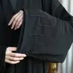 ⁦عباية ربع كلوش شيفون مبطنه بشك⁩ - الصورة ⁦3⁩