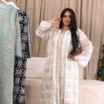 ⁦جلابيه سكري خليجى بقصه جميله⁩ - الصورة ⁦3⁩