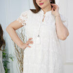 ⁦جلابيه ابيض نص كم بقصه جميل⁩ - الصورة ⁦2⁩