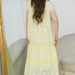 ⁦جلابيه اصفر نص كم بقصه جميل⁩ - الصورة ⁦4⁩