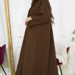 عباية جملي شتوية رسمية جوخ بقصة ربع كلوش