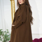 ⁦عباية جملي شتوية رسمية جوخ بقصة ربع كلوش⁩ - الصورة ⁦3⁩