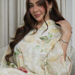 ⁦جلابية مشجره بورد اخضر⁩ - الصورة ⁦6⁩