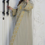 ⁦جلابيه تيفاني خليجيه بلياقه⁩ - الصورة ⁦3⁩