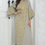 ⁦جلابيه تيفاني خليجيه بلياقه⁩ - الصورة ⁦4⁩