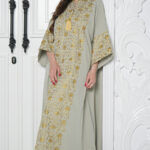 جلابيه تيفاني خليجيه بلياقه