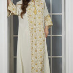 ⁦جلابيه بيج خليجيه بلياقه⁩ - الصورة ⁦4⁩