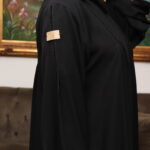 ⁦عبايه كلوش نواعم بشريط شك⁩ - الصورة ⁦12⁩