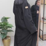 ⁦عبايه كلوش نواعم بشريط شك⁩ - الصورة ⁦11⁩