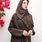 ⁦عبايه لياقه زيتي بكسر من اجناب⁩ - الصورة ⁦13⁩