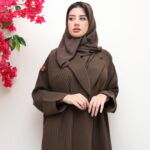 ⁦عبايه لياقه زيتي بكسر من اجناب⁩ - الصورة ⁦11⁩