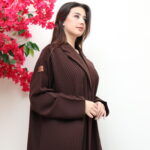 ⁦عبايه لياقه بني بكسر من اجناب⁩ - الصورة ⁦5⁩