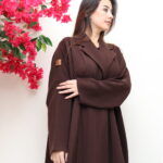 ⁦عبايه لياقه بني بكسر من اجناب⁩ - الصورة ⁦7⁩
