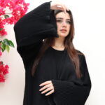 عبايه قماش كسر كامل ساده