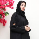 ⁦عبايه اسود بشك اسود من اكتاف⁩ - الصورة ⁦8⁩