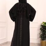 ⁦عبايه كلوش بتطريز شريط شك من اجناب و خلف⁩ - الصورة ⁦13⁩