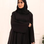 ⁦عبايه كلوش نواعم بقصة و سيع⁩ - الصورة ⁦2⁩