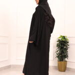 ⁦عباية ربع كلوش شيفون مبطنه بشك⁩ - الصورة ⁦10⁩