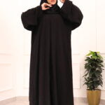 ⁦عباية ربع كلوش شيفون مبطنه بشك⁩ - الصورة ⁦11⁩