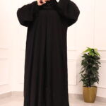 ⁦عباية ربع كلوش شيفون مبطنه بشك⁩ - الصورة ⁦12⁩