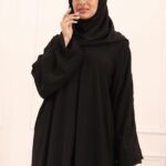 ⁦عباية ربع كلوش شيفون مبطنه بشك⁩ - الصورة ⁦13⁩