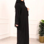 ⁦عباية ربع كلوش شيفون مبطنه بشك⁩ - الصورة ⁦15⁩
