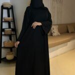 ⁦عبايه كتف مطرز باسود مخفى⁩ - الصورة ⁦7⁩