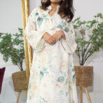 جلابية بناتي تركواز مورده بتيفاني