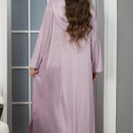 ⁦جلابية مغربي موف بتطريز خرز لامع⁩ - الصورة ⁦3⁩