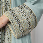 ⁦جلابيه تيفاني خليجيه بترتر⁩ - الصورة ⁦2⁩