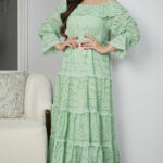 ⁦فستان تيفاني لنن بكسر⁩ - الصورة ⁦5⁩