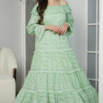 ⁦فستان تيفاني لنن بكسر⁩ - الصورة ⁦8⁩