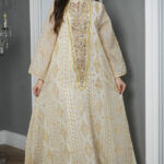 جلابيه بيج خليجيه بلياقه و بترتر ذهبي