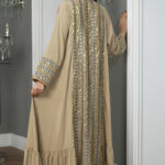 ⁦جلابيه بيج خليجيه بترتر⁩ - الصورة ⁦7⁩