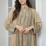 ⁦جلابيه بيج خليجيه بترتر⁩ - الصورة ⁦2⁩