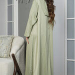 ⁦جلابية مغربي تيفاني بتطريز خرز لامع⁩ - الصورة ⁦6⁩