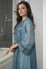 ⁦جلابيه تركواز خليجيه بترتر و لياقه⁩ - الصورة ⁦8⁩