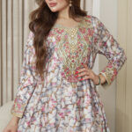 مخاوير رمادي اماراتيه محدد من الحلق بفصوص (٤)