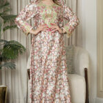 مخاوير وردي اماراتيه محدد من الحلق بفصوص (٤)