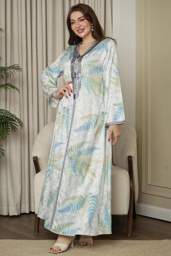 ⁦مخاوير سماوي اماراتيه محدد من الحلق بفصوص (6)⁩ - الصورة ⁦3⁩