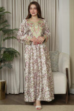 ⁦مخاوير احمر اماراتيه محدد من الحلق بفصوص (٤)⁩ - الصورة ⁦7⁩