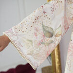 ⁦جلابية بناتي مشجره بورد وردي⁩ - الصورة ⁦5⁩