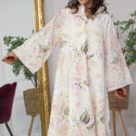 ⁦جلابية بناتي مشجره بورد وردي⁩ - الصورة ⁦6⁩