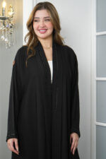 ⁦عباية كلوش بشريط مخفي⁩ - الصورة ⁦6⁩