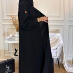 ⁦عباية كيان بليزر و لولو أسود على اكمام⁩ - الصورة ⁦5⁩