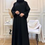 ⁦عبايه كتف بشك اسود من اكتاف و كم منفصل⁩ - الصورة ⁦4⁩