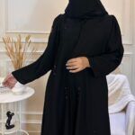 ⁦عبايه رهف بشك على شكل ورق شجره⁩ - الصورة ⁦5⁩