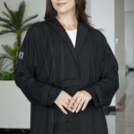 ⁦عباية كلوش ساده بقيطان اسود⁩ - الصورة ⁦5⁩