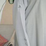 ⁦عبايه رصاصي بتصميم  كلاسيك⁩ - الصورة ⁦5⁩