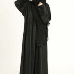 ⁦عباية شامواه بأطراف فروه شتوية⁩ - الصورة ⁦9⁩